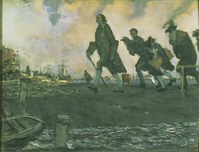 Peter I the Great (1672-1725) by Valentin Aleksandrovich Serov